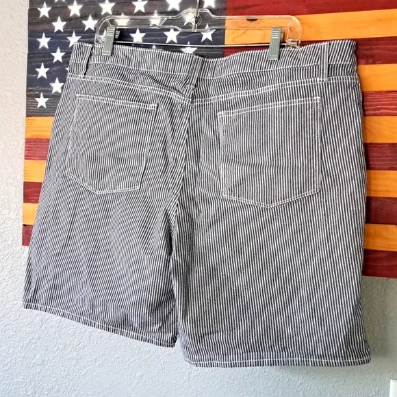 Pinstriped Shorts | Size 18 - Picture 5 of 7
